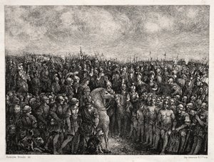 Caesar a jeho vězni, 1878. od Rodolphe Bresdin