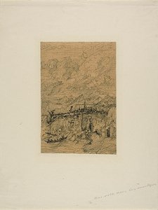 Město v horách od Rodolphe Bresdin