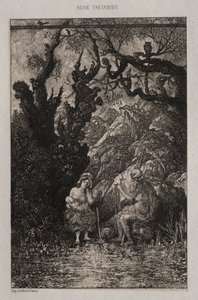 Smrt a mladá matka, 1861. od Rodolphe Bresdin
