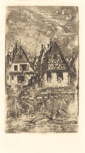 Vstup do vesnice od Rodolphe Bresdin