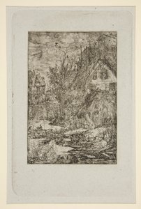 Entree de Village (doškové domky) od Rodolphe Bresdin