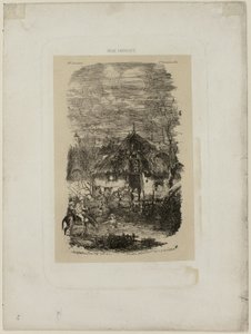 Farm Cottage, od Revue Fantaisiste od Rodolphe Bresdin