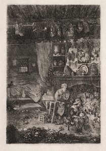 Vlámský vnitrozemí, 1856-66. od Rodolphe Bresdin