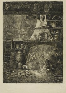 Interiér, Selský dům v Haute-Garonne od Rodolphe Bresdin