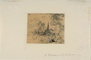 Zámek a katedrála od Rodolphe Bresdin