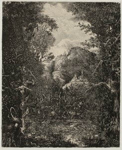 Města za Marsh od Rodolphe Bresdin