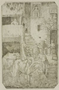 Dobrý Samaritán od Rodolphe Bresdin