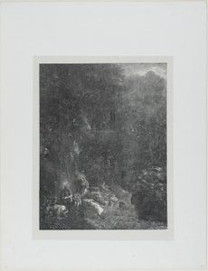 Svatá rodina s jeleny od Rodolphe Bresdin