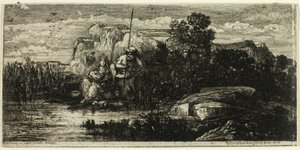 Svatá rodina s Polákem od Rodolphe Bresdin