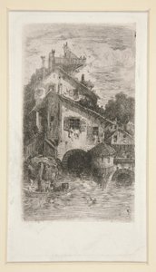 Mlýn od Rodolphe Bresdin