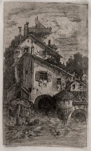 Mlýn, 1866. od Rodolphe Bresdin
