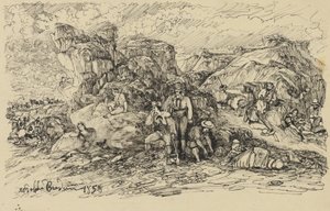 Pašeráci, 1858 od Rodolphe Bresdin