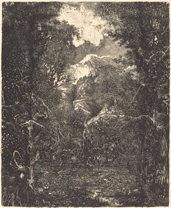Města za bažinou od Rodolphe Bresdin