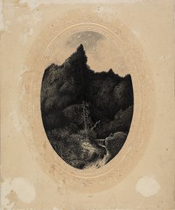 Cestovatel v horách od Rodolphe Bresdin