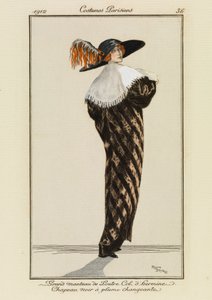 Talíř 36 z knihy "Costumes Parisiens