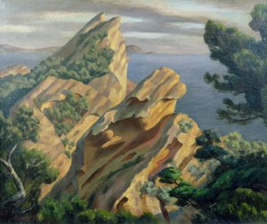 La Ciotat, poblíž Marseille, 1923 (ropa)