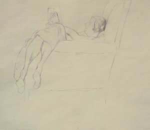 Nina Hamnett Reading, kolem roku 1917
