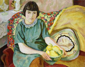 Portrét Zoum Van den Eeckhoudt, 1915 od Roger Eliot Fry