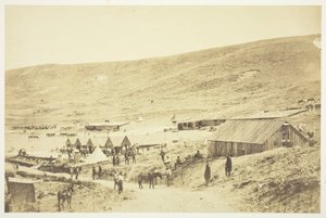 Tábor 4. lehkých dragounů od Roger Fenton