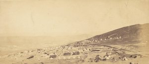 Tábor 4. lehkých dragounů, důstojnická ubikace. od Roger Fenton