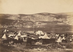 Tábor 5. gardového dragounského pluku od Roger Fenton