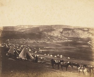 Jezdecký tábor, Balaklava od Roger Fenton