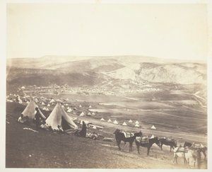 Jezdecký tábor, Balaklava od Roger Fenton