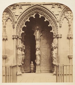 Ústřední vchod, západní předsíň, katedrála v Lichfieldu od Roger Fenton