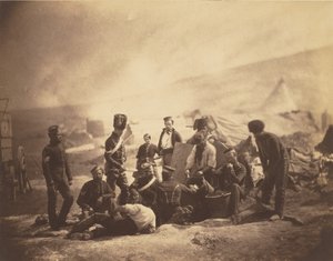 Kuchařský dům 8. husarského pluku od Roger Fenton