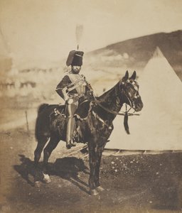 Kornet Henry John Wilkin, 11. husarský pluk (neboli pluk prince Alberta), 1855