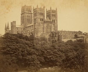 Západní průčelí Durhamu od Roger Fenton
