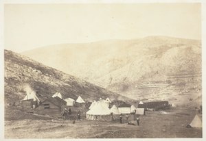 Tábořiště 71. pluku od Roger Fenton