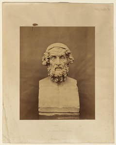 Homér podle busty v Britském muzeu od Roger Fenton