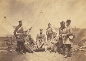Důstojníci a mužstvo 89. pluku. od Roger Fenton
