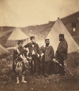 Důstojníci 42. horalského pluku od Roger Fenton