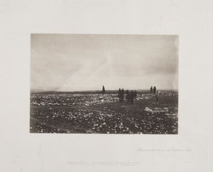 Důstojníci na vyhlídce na Cathcarts Hill, 1855. od Roger Fenton