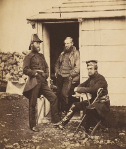 Důstojníci ve štábu generálporučíka Sira G. Browna od Roger Fenton