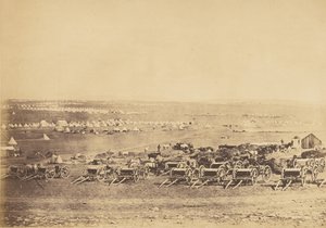 Náhorní plošina Sebastopol III od Roger Fenton