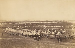 Náhorní plošina Sebastopol II od Roger Fenton