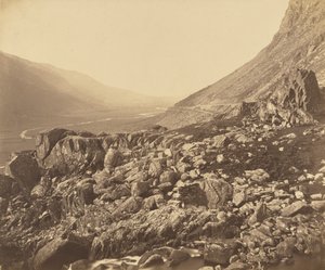 Skály v čele Glyn Francon. od Roger Fenton