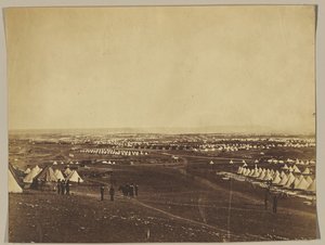 Tábor spojenců před Sebastopolem od Roger Fenton