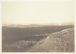 Mamelon a Malakoff z minometné baterie od Roger Fenton
