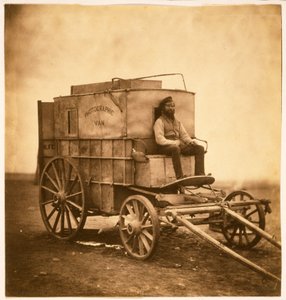 The Photographers Van s Marcusem Sparlingem na Krymu, 1855 (solný tisk) od Roger Fenton