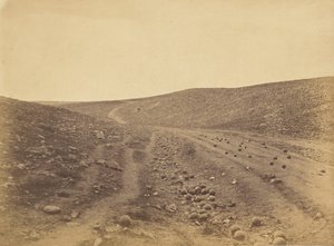 Údolí stínu smrti od Roger Fenton