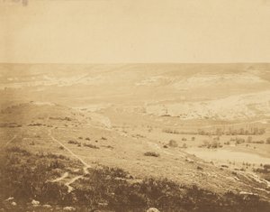 Údolí Inkermann II. od Roger Fenton