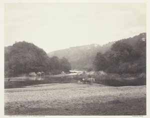 Pohled na Ribble, Yorkshire od Roger Fenton