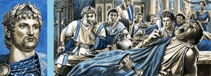Portrét Nerona a Nerona sledujícího smrt Britannika od Roger Payne