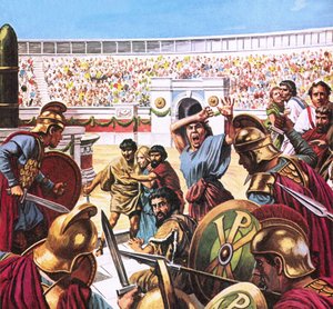 Jatka na hipodromu v Konstantinopoli v roce 532 n. l. od Roger Payne