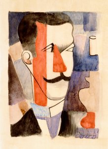 Studie pro Paludes, 1917-1920 od Roger de La Fresnaye