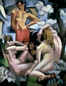 The Bathers, 1912. od Roger de La Fresnaye